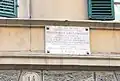 Gedenktafel für Ferdinand Gregorovius in der Via Gregoriana 14