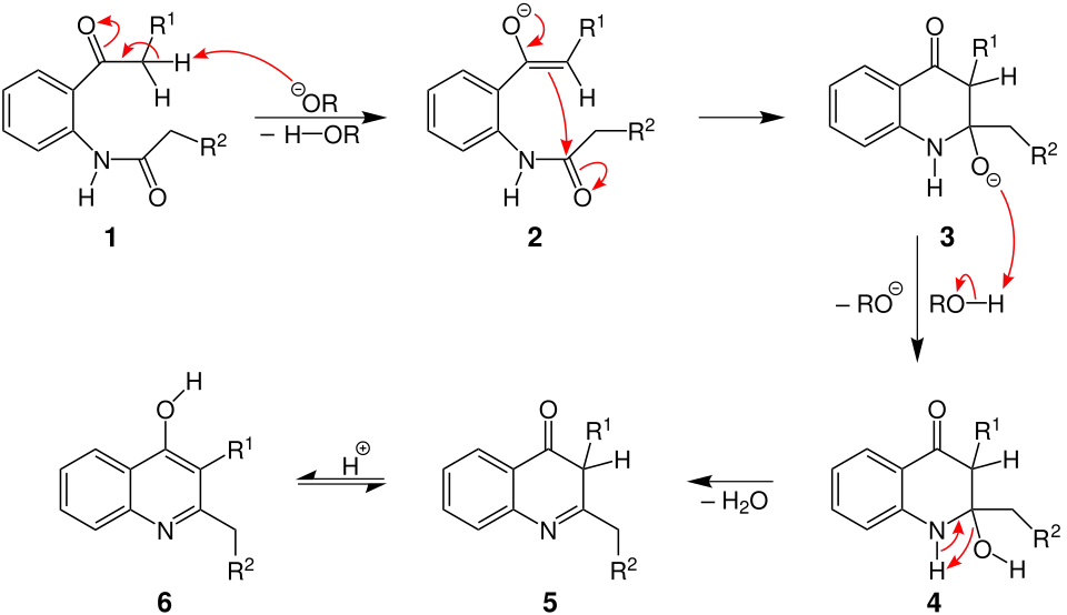 Camps-Chinolinsynthese M1