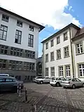 Blick von der Schulgasse auf den Marsiliusplatz