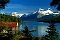 Boat House am Maligne Lake
