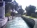 Kanal am Ausgang des Aquädukts