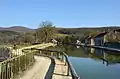 Canal de Bourgogne in Thorey-sur-Ouche