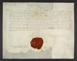 Urkunde, Mantua 1542
