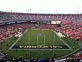 American-Football-Spiel in Candlestick