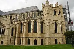 Trinity Chapel und Axialkapelle von Südosten