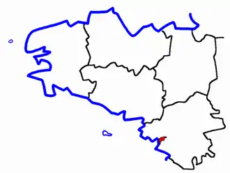 Lage des Kantons Paimbœuf