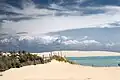 Cap Ferret mit der Dune de Pilat im Hintergrund