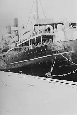 Das Schiff Volendam transportierte 2.307 Russlandmennoniten nach Paraguay.