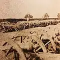 Eroberte Geschütze der Sikhs nach dem Zweiten Sikh-Krieg, ca. April 1849