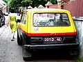 Lada Niva mit älterem Diplomatenkennzeichen und GE-Oval, 001 = Deutschland