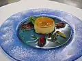 Caramelcreme mit Pflaumen