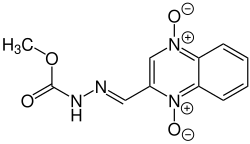 Strukturformel von Carbadox