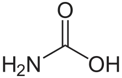 Strukturformel von Carbamidsäure