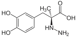 Strukturformel von Carbidopa