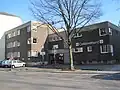 Caritasverband an der Brüderstraße neben der St.-Agnes-Kirche.