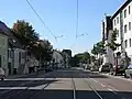 Carl-Kistner-Straße, das Zentrum von Haslach (2005)