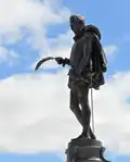 Die Cervantesstatue in Alcalá
