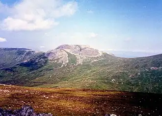 Der Càrn Mairg vom benachbarten Meall nan Aighean aus gesehen