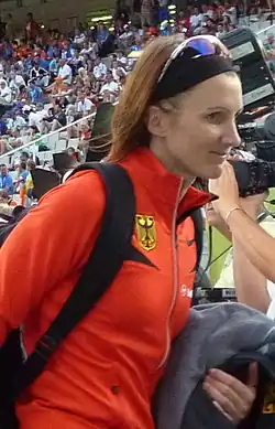 Carolin Hingst Rang zehn mit 4,35&nbsp;m