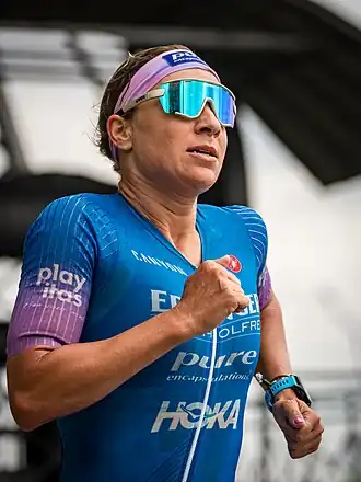 Carolin Lehrieder bei den Ironman-Europameisterschaften in Frankfurt am Main (2023)