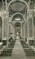 Kirche San Nicolò, Carpi, Holzschnitt (1902)