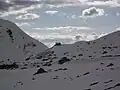 Blick von Osten zum Carschinasattel