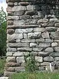 Detail der Südwand
