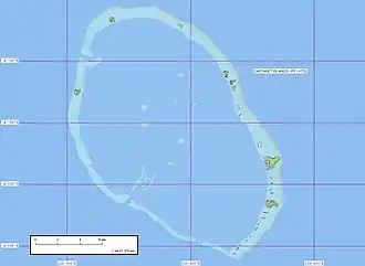 Karte des Atolls