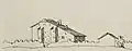Zeichnung von Friedrich Walthard, 1838