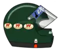 Lafittes Helm im Jahr 1986