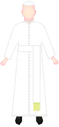 Papst: weiß