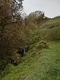 Burgberg mit dem Rio Paglia