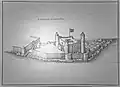 Zeichnung der Festung, angefertigt um 1630