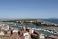 Die Brücke Ponte Gaetano Giorgini und der Hafen in Castiglione della Pescaia