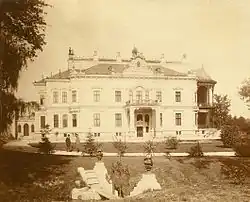 Fabrikantenvilla, Aufnahme aus der Zeit um 1890