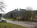 Burg Keppenbach, vom Weiler Sägplatz aus gesehen
