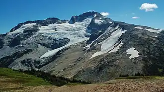 Castle Towers Mountain von der Gentian Ridge aus
