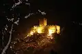 Castello di Zumelle bei Nacht