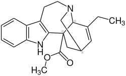 Strukturformel von Catharanthin