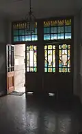 Historische Bleiverglasung in der Stadtverwaltung