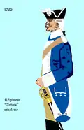 Régiment d’Artois cavalerie von 1762 bis 1767