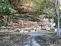 Nachgebaute Hütten