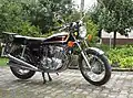 Honda CB&nbsp;750&nbsp;Four&nbsp;K7 von 1978, bis auf die Kofferträger im Originalzustand