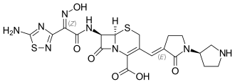 Strukturformel von Ceftobiprol
