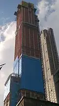 Das Gebäude am 28.&nbsp;April 2018