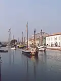 Museumsschiffe im Hafen