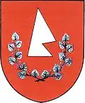 Pflugschar im Wappen von Zinsendorf