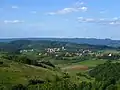 Blick auf Cetingrad von der Burg Cetin