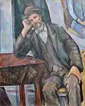 Pfeife rauchender Mann (1890–1892) Öl auf Leinwand, 72 × 91&nbsp;cm, Puschkin-Museum