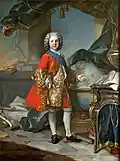 Louis Ferdinand de Bourbon (195 × 144 cm, ca. 1738)